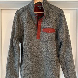 Men's Eddie Bauer Medium Snap Fleece Sweater